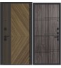 Стальная дверь Сенатор Ларче орех/Grey OAK с патиной
