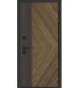 Стальная дверь Сенатор Ларче орех/Grey OAK с патиной