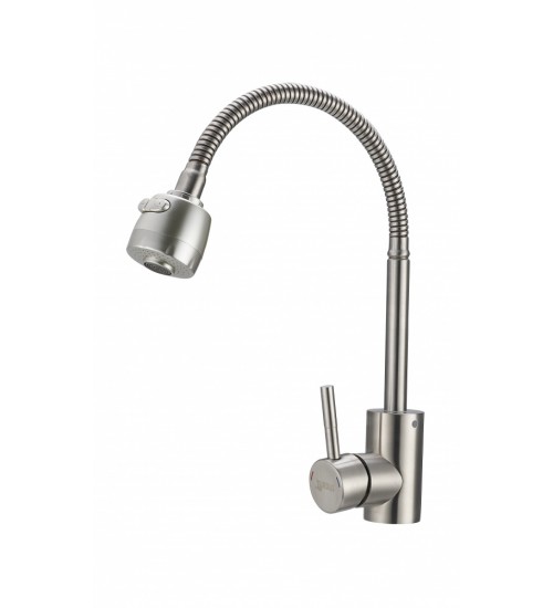 Смеситель для кухни TURDUS 09 K STEEL