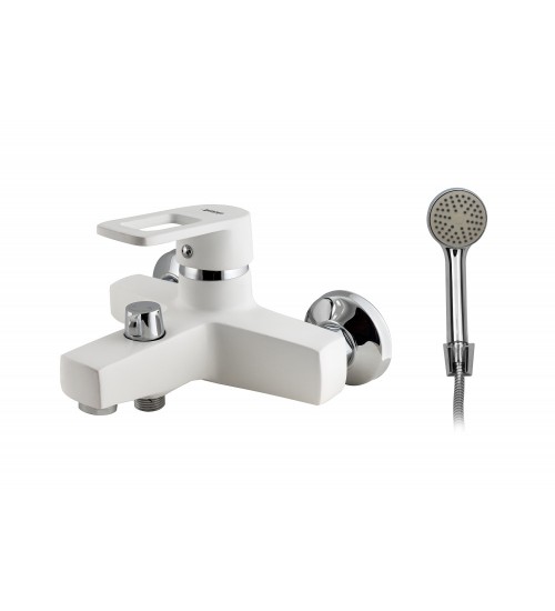 Смеситель для ванны с душем TURDUS 36 VD2 WHITE