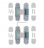 Петля скрытая APECS 110*30-3D-Z (R15) CRM матовый хром (аналог 2.0)