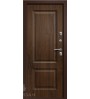 Стальная дверь Триера-100 термо медь/дуб темный