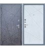 Стальная дверь Yodoors-7 бетон графит/серый муар-бетон снежный